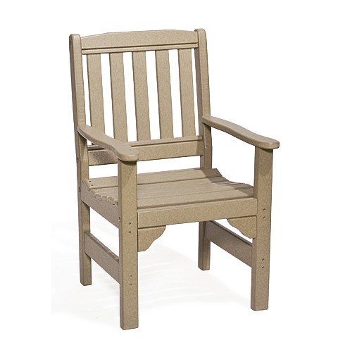 Poly Lumber English Garden Chair