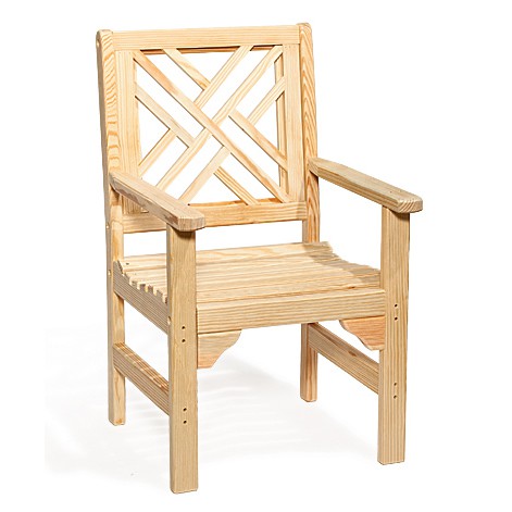 Poly Lumber Wood Chippendale Garden Chair
