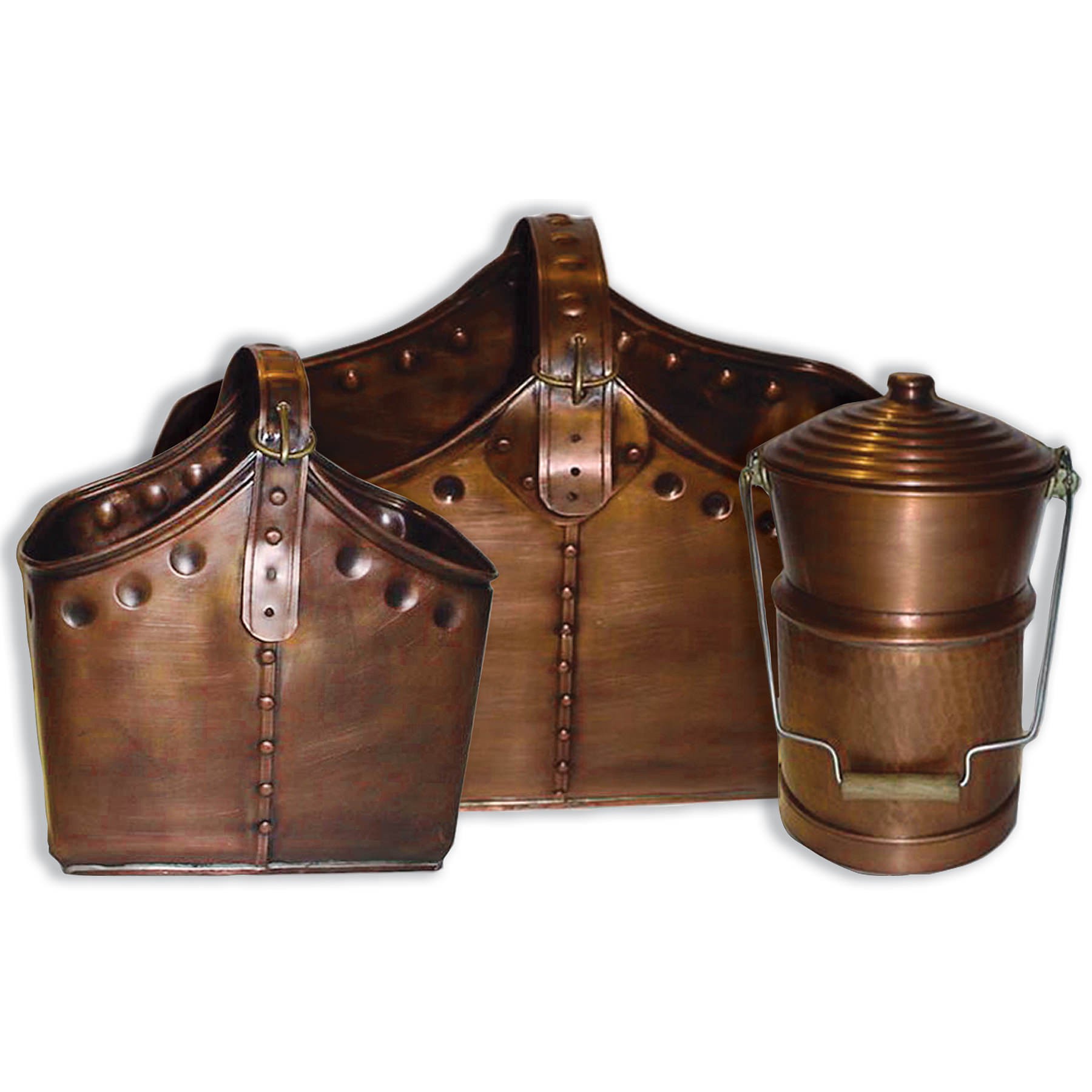 Cauldron Basket Set - Pure Copper