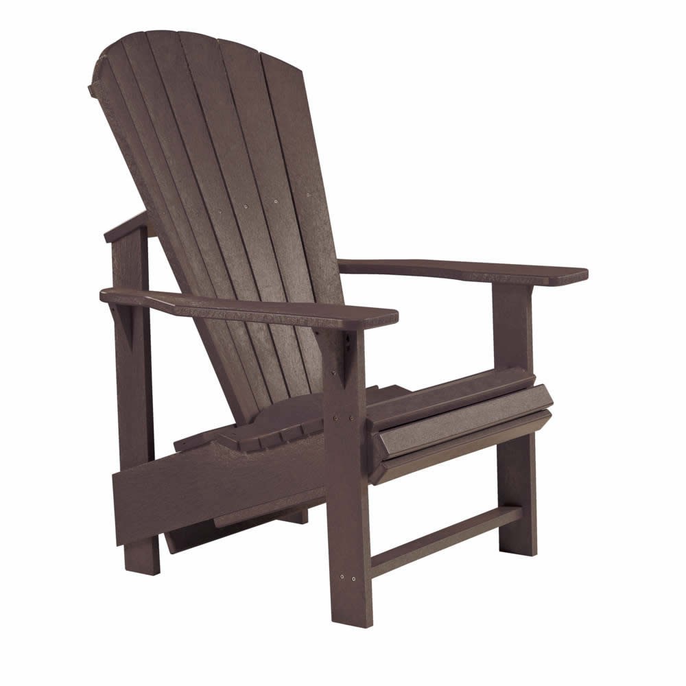 CR Plastics Generations Upright Adirondack Chair 