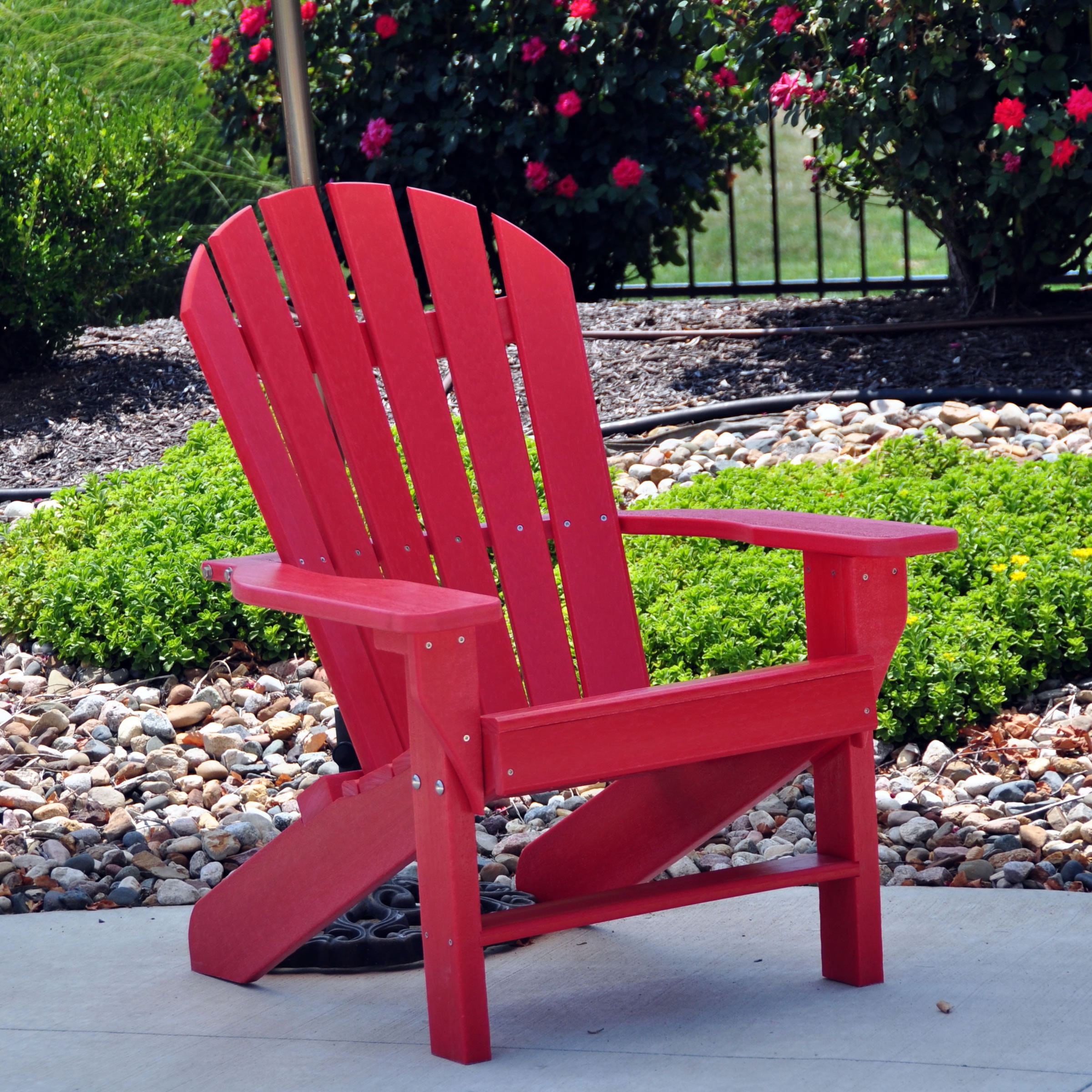 Frog Furnishings Seaside Adirondack Chair - Red