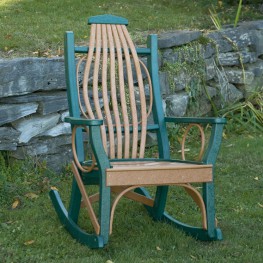 Poly Lumber Hickory Rockers