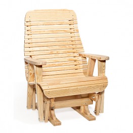 Poly Lumber Wood Single Wide Easy Glider