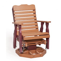 Poly Lumber Swivel Glider (Curve-Back)