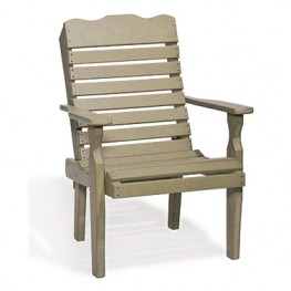 Poly Lumber Curve-Back Chair