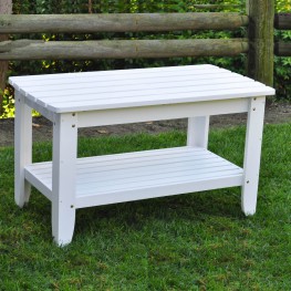 Rectangular Chat Table With Shelf - Colors