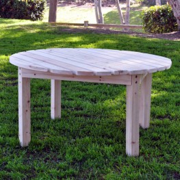 38 in Round Chat Table - Natural