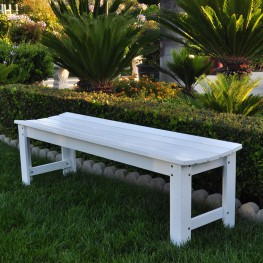 5 Ft. Backless Garden Bench
 - Colors