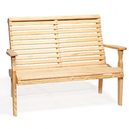 Poly Lumber Wood Roll Back Bench