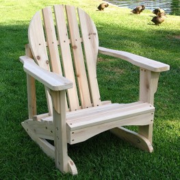 Captiva Kids Adirondack Rocker
 - Natural