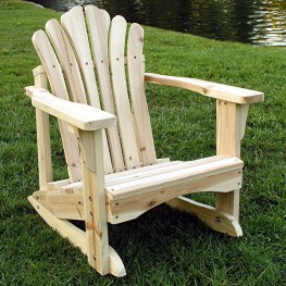 Sanibel Kids Adirondack Rocker
 - Natural