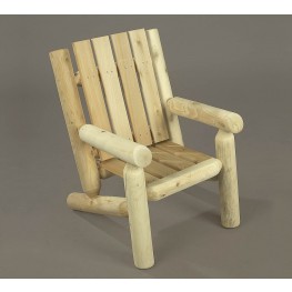 Rustic Natural Cedar Junior Log Chair