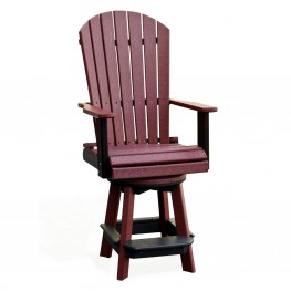 Poly Lumber Balcony Swivel Chair