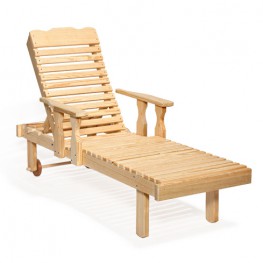 Poly Lumber Wood Chaise Lounge