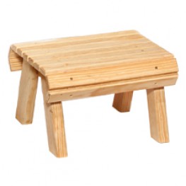 Poly Lumber Wood Footstool