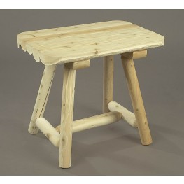 Rustic Natural Cedar End/Side Table