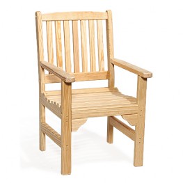 Poly Lumber Wood English Garden Chair