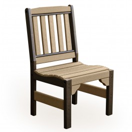 Poly Lumber Garden Chair w/o Arms