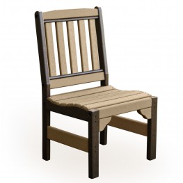 Poly Lumber Garden Chair w/o Arms