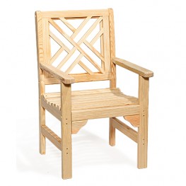 Poly Lumber Wood Chippendale Garden Chair