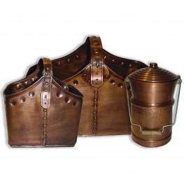 Cauldron Basket Set - Copper Plated