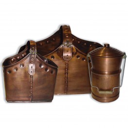 Cauldron Basket Set - Copper Plated