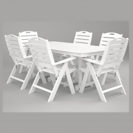 Poly-Wood® Nautical 7 pc Dining Set