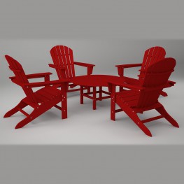 Poly-Wood® South Beach 5 Piece Seating Set