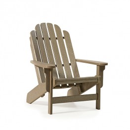 Breezesta™ Quick Ship Shoreline Adirondack Chair Weatherwood