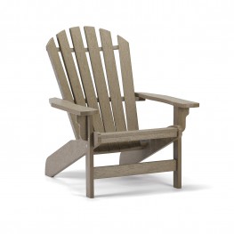 Breezesta™ Quick Ship Coastal Adirondack Chair Weatherwood