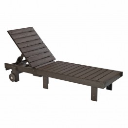 CR Plastics Generations Chaise Lounge with wheels          