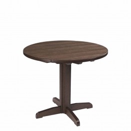 CR Plastics Generations Dining 29in Height Pedestal Table Base