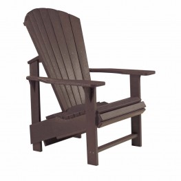 CR Plastics Generations Upright Adirondack Chair 