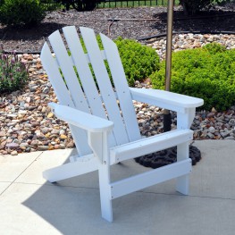 Frog Furnishings Cape Cod Adirondack Chair - White