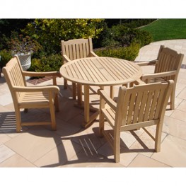 Poly Lumber English Style Garden Conversation Set