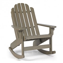 Siesta Recycled Poly Lumber Bayfront Adirondack Rocking Chair