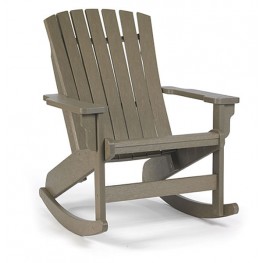 Siesta Recycled Poly Lumber Westport Adirondack Rocker