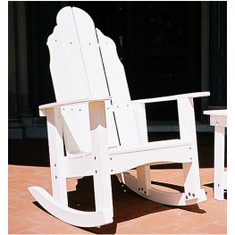 Recycled Plastic Traditional Adirondack Rocker