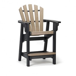 Siesta Recycled Poly Lumber Windsor Deck Chair