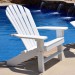 Frog Furnishings Seaside Adirondack Chair - White